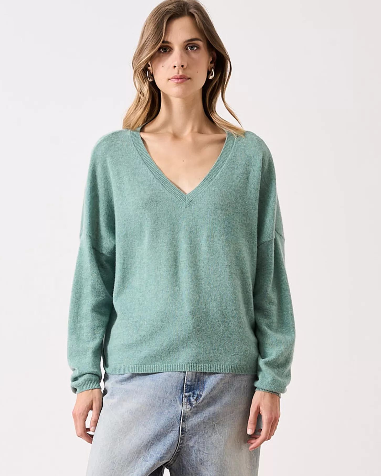 Col V | 100% Cachemire>Absolut Cashmere Alicia. Sage