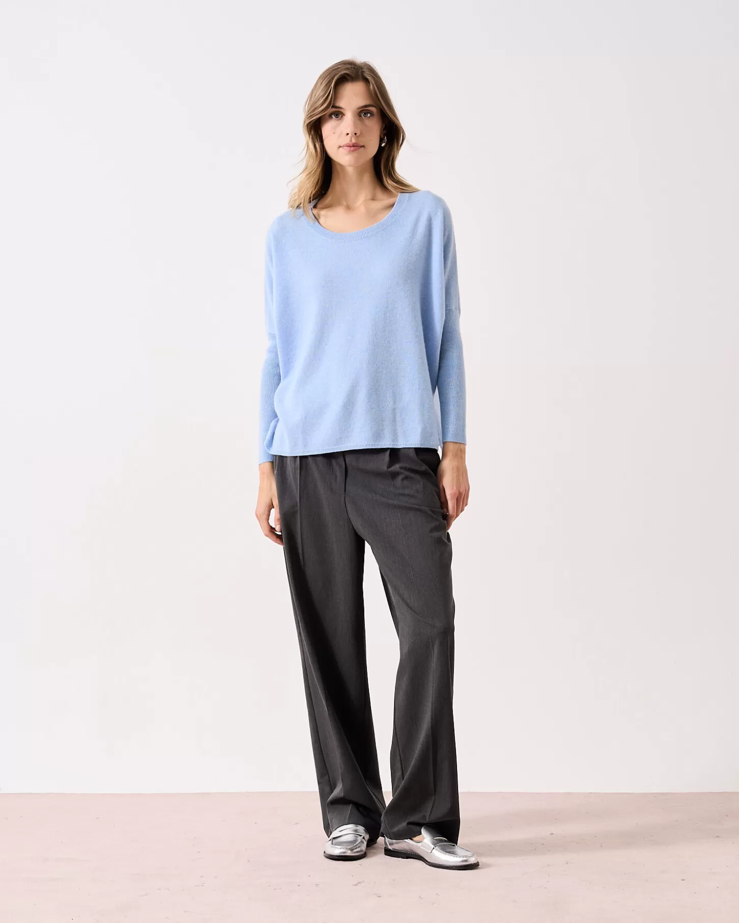 Col Rond | 100% Cachemire>Absolut Cashmere Astrid. Cloudy blue