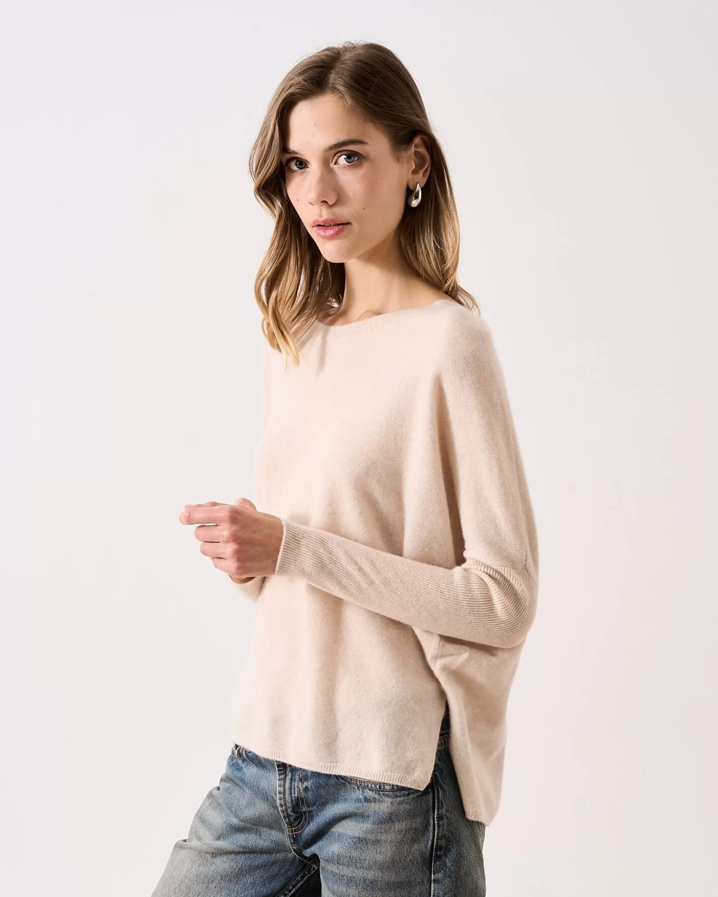 Col Rond | 100% Cachemire>Absolut Cashmere Astrid. Wheat