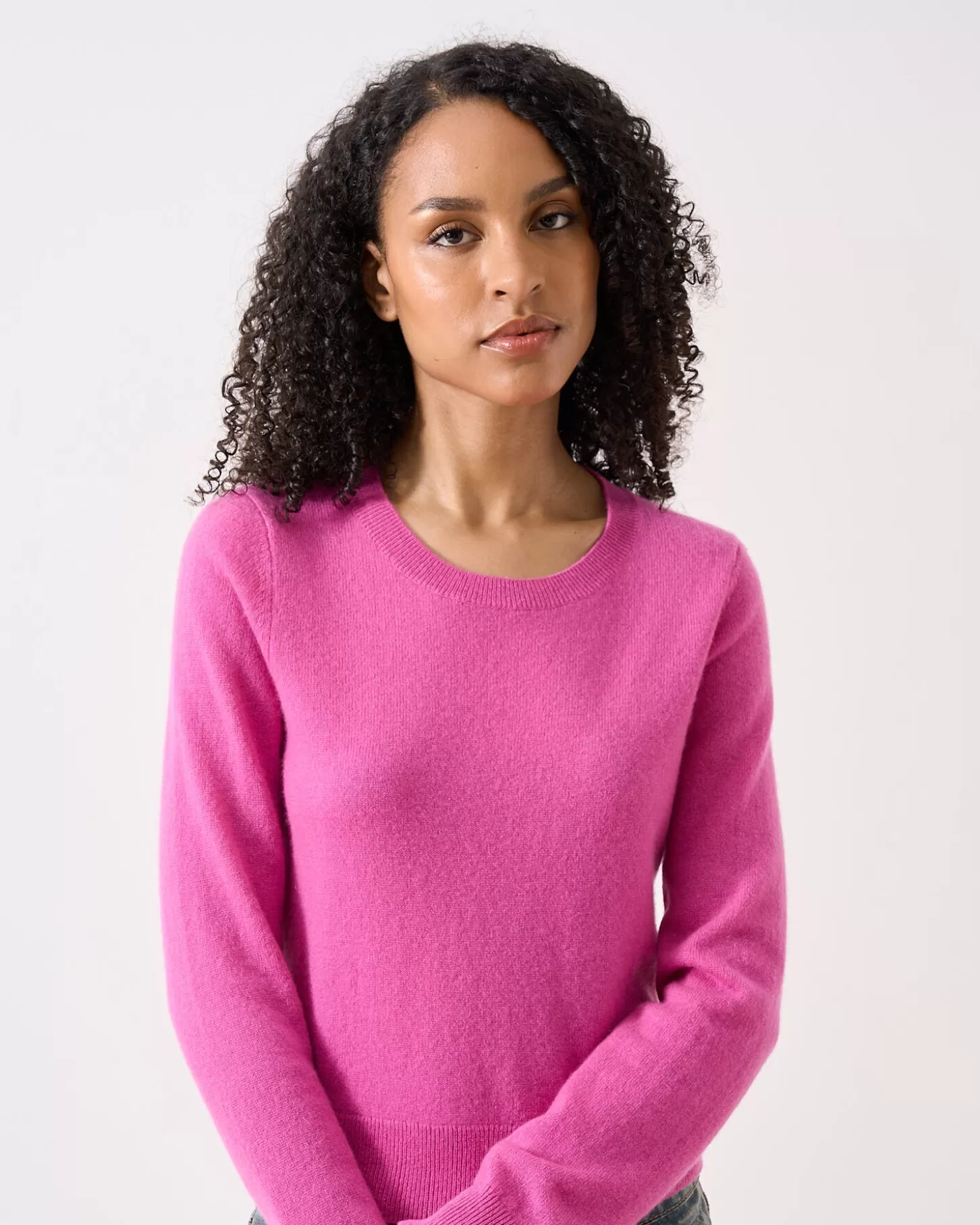 Col Rond | 100% Cachemire>Absolut Cashmere Carlie. Rosebud