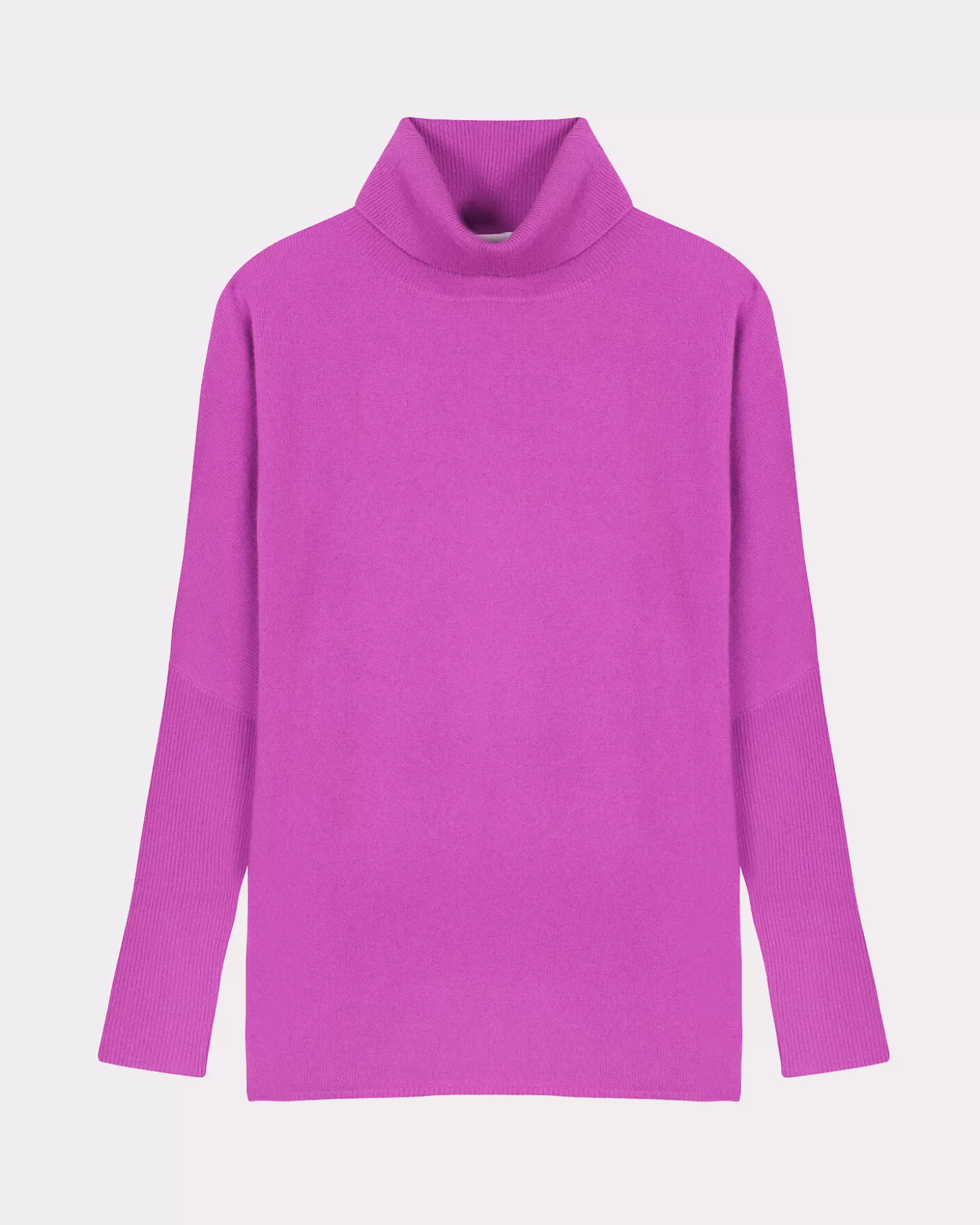 Col Roulé | Ponchos>Absolut Cashmere Clara. VIOLET FLUO