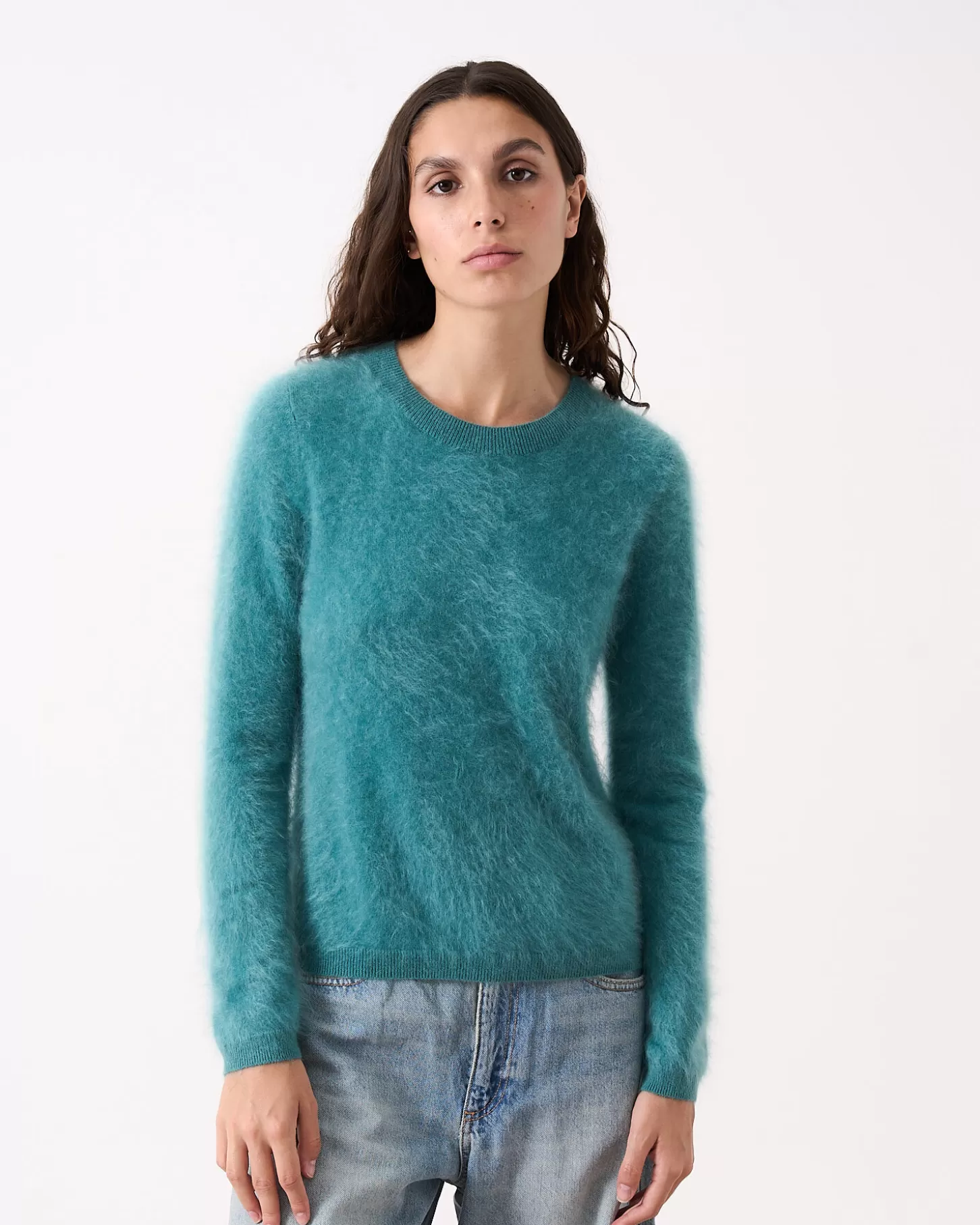 Cachemire Brossé | Col Rond>Absolut Cashmere Clare. Slate