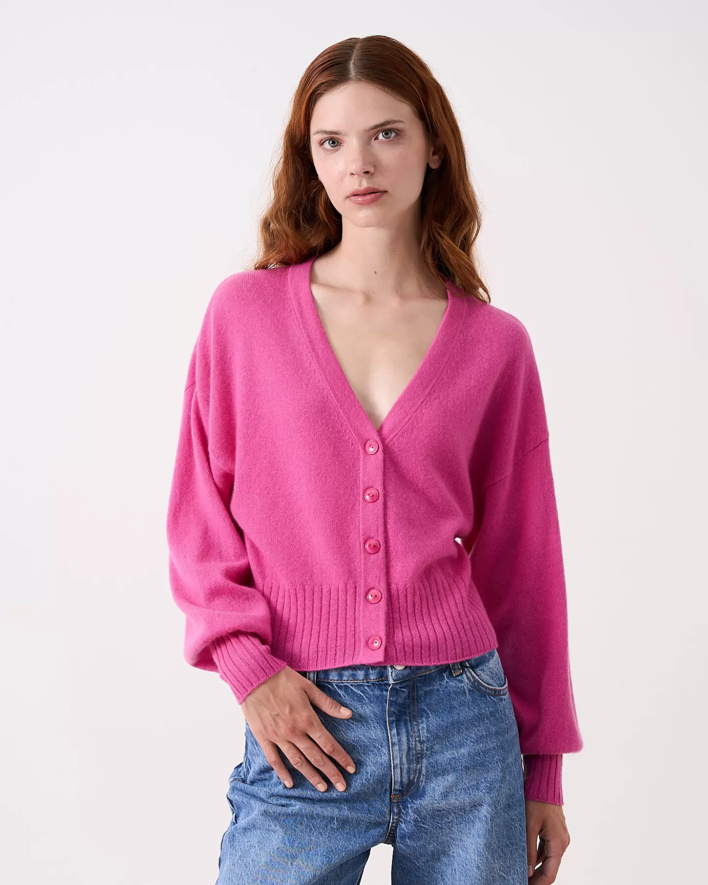 Gilets | 100% Cachemire>Absolut Cashmere Eugenie. Rosebud