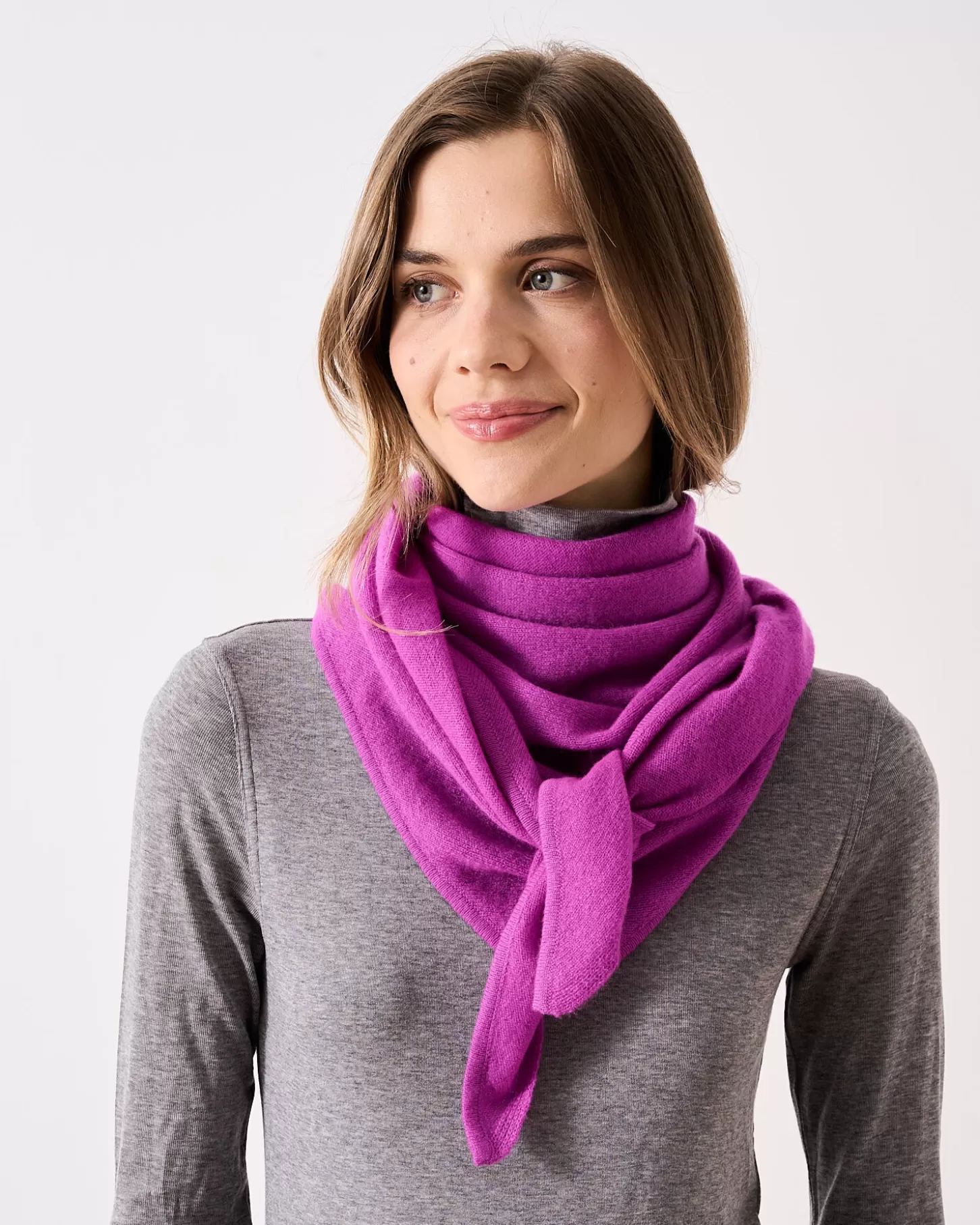 Écharpes & Tours De Cou | 100% Cachemire>Absolut Cashmere Gladys. VIOLET FLUO