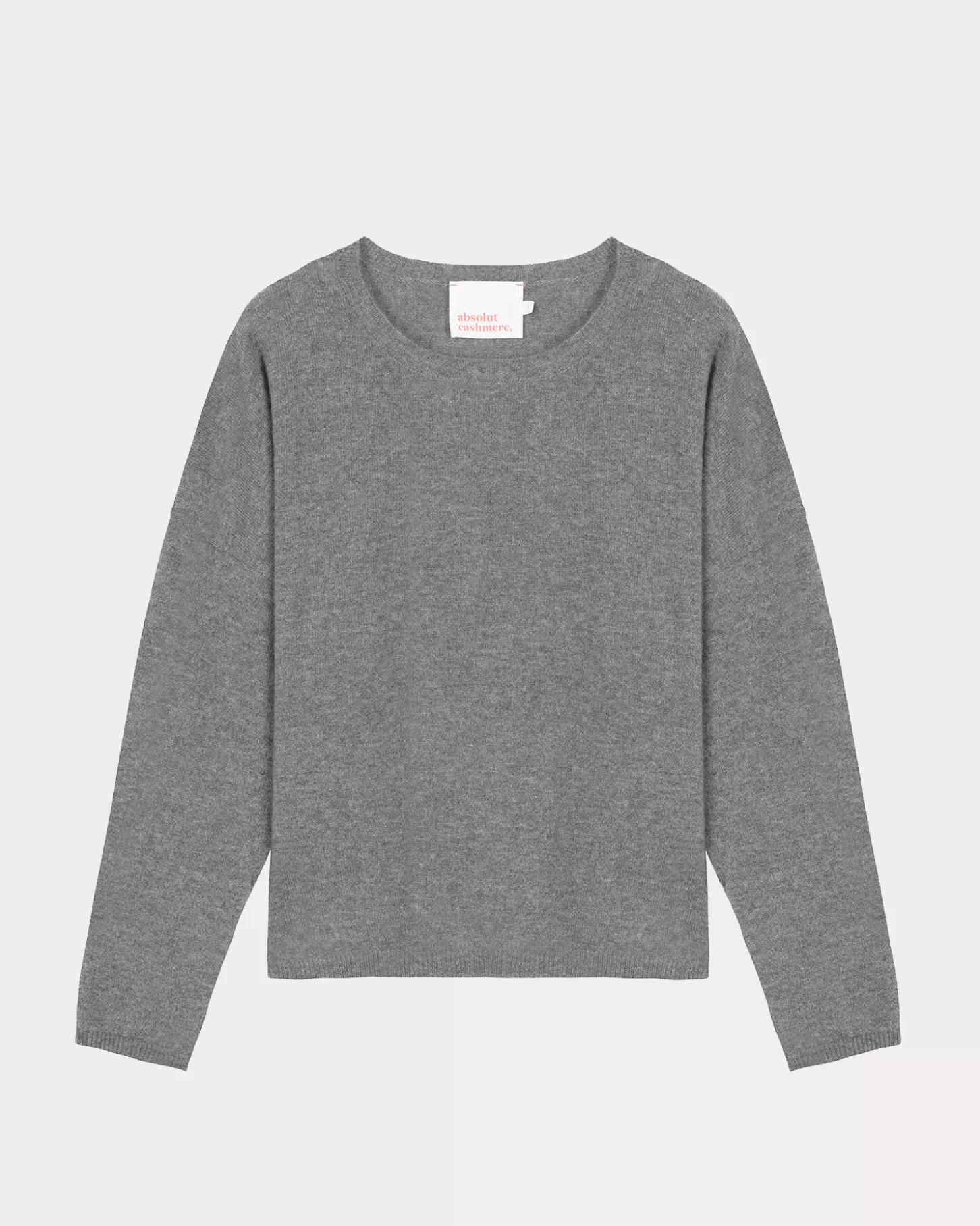 Col Rond | 100% Cachemire>Absolut Cashmere Kaira. Gris chiné foncé