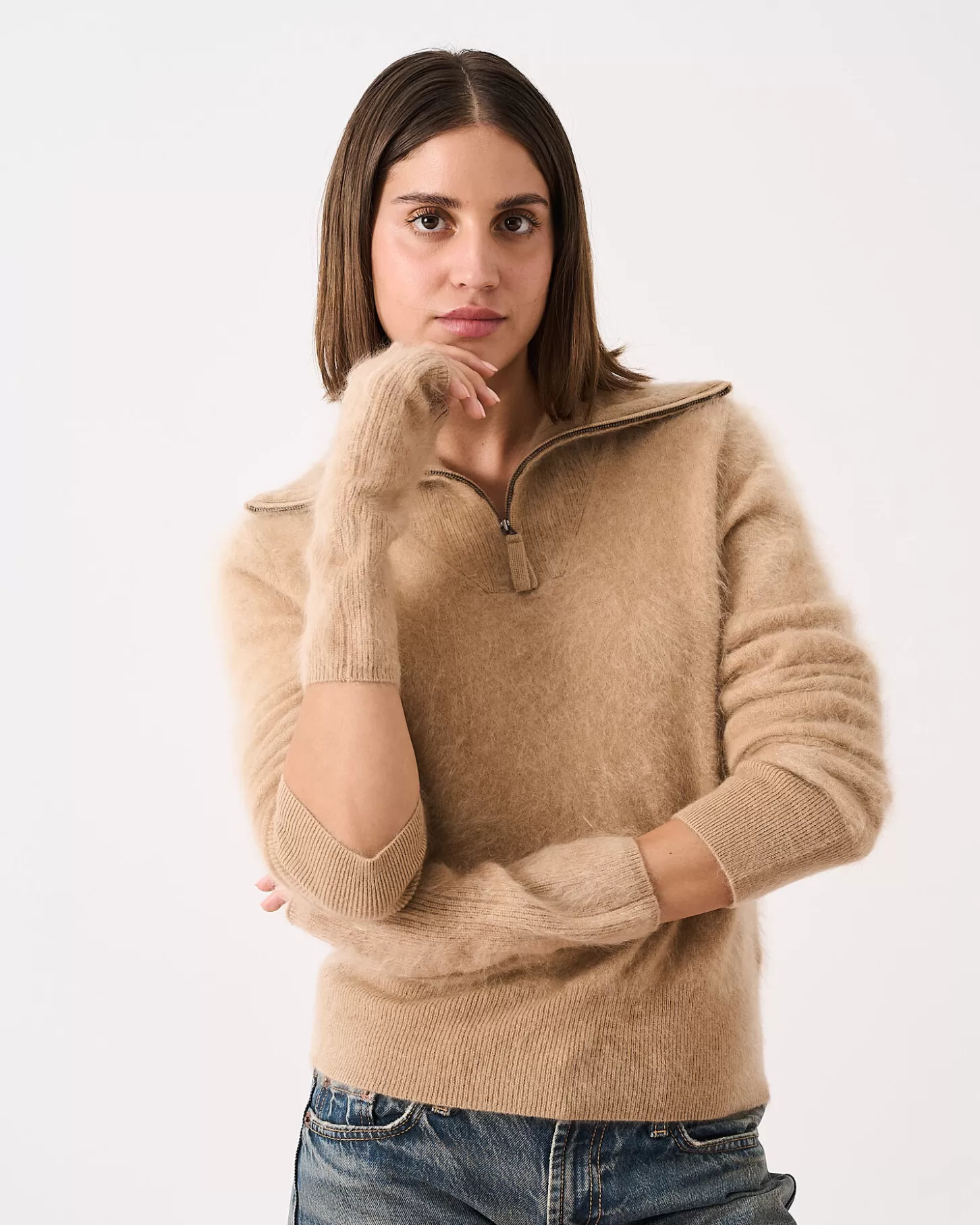 100% Cachemire | Cachemire Brossé>Absolut Cashmere Karolina. Toffee