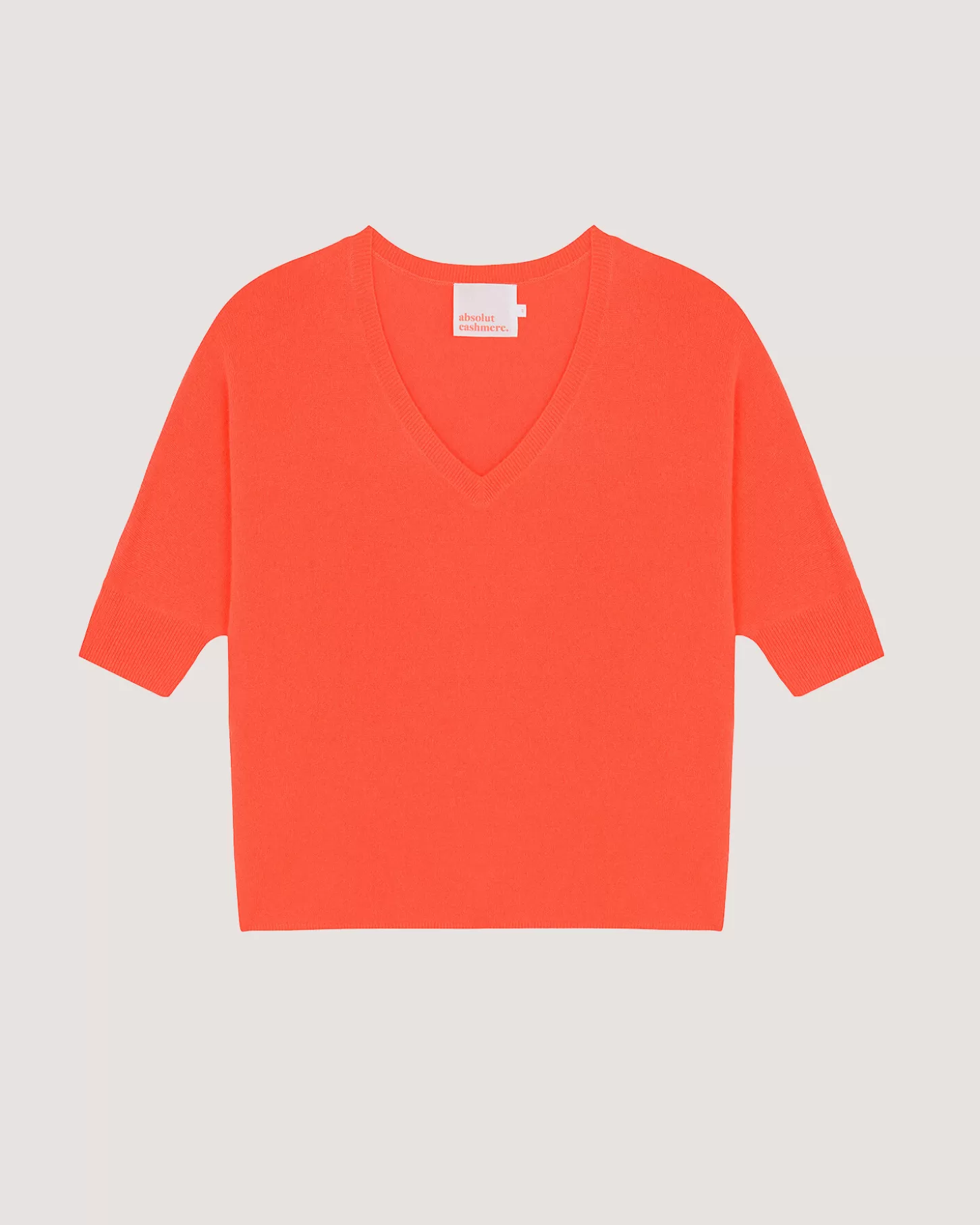 Col V | Ponchos>Absolut Cashmere Kate. CORAIL FLUO