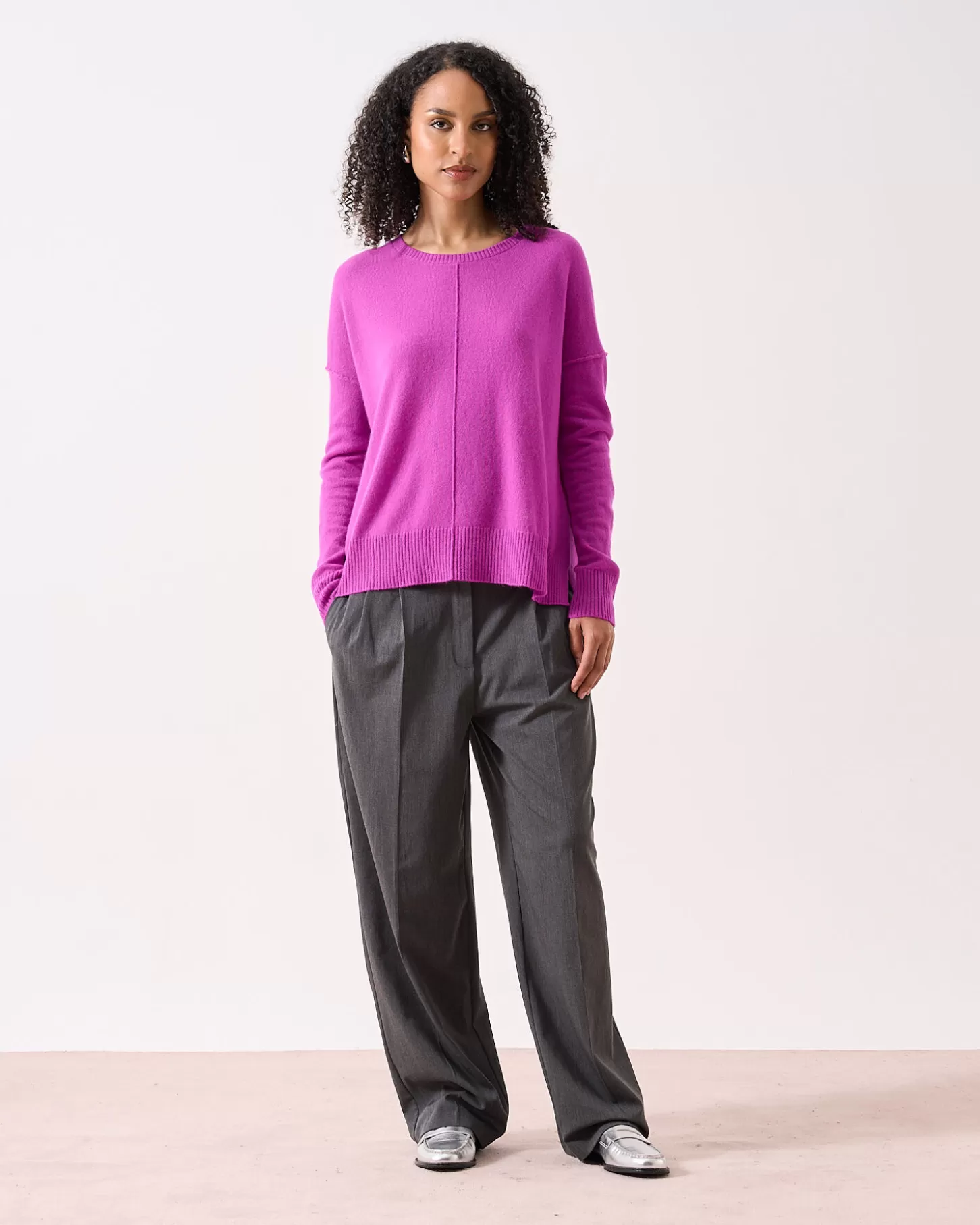 Col Rond | 100% Cachemire>Absolut Cashmere Kenza. VIOLET FLUO