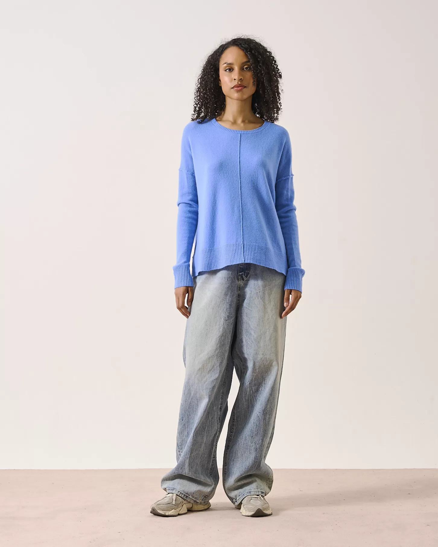 Col Rond | 100% Cachemire>Absolut Cashmere Kenza. Cornflower