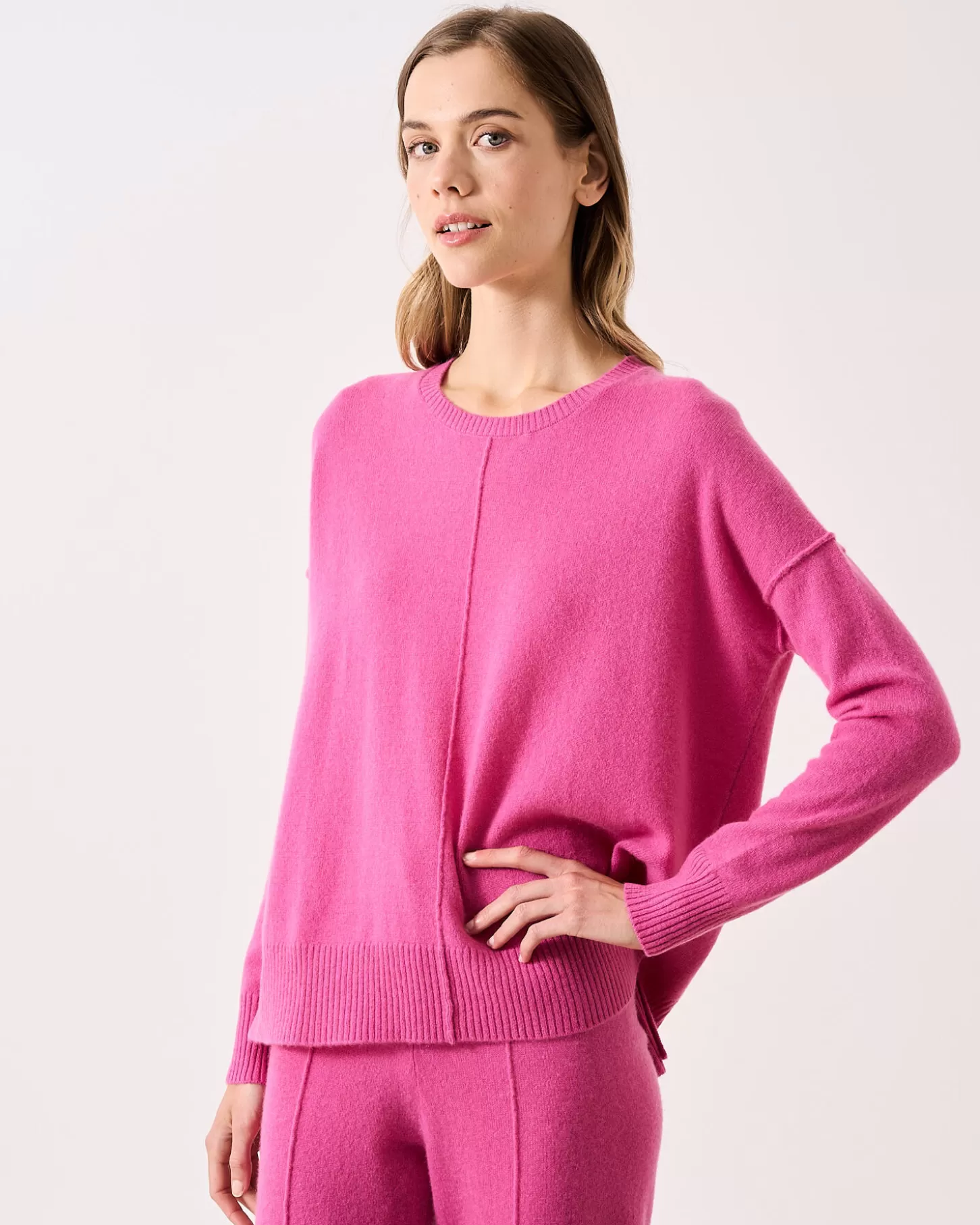 Col Rond | 100% Cachemire>Absolut Cashmere Kenza. Rosebud