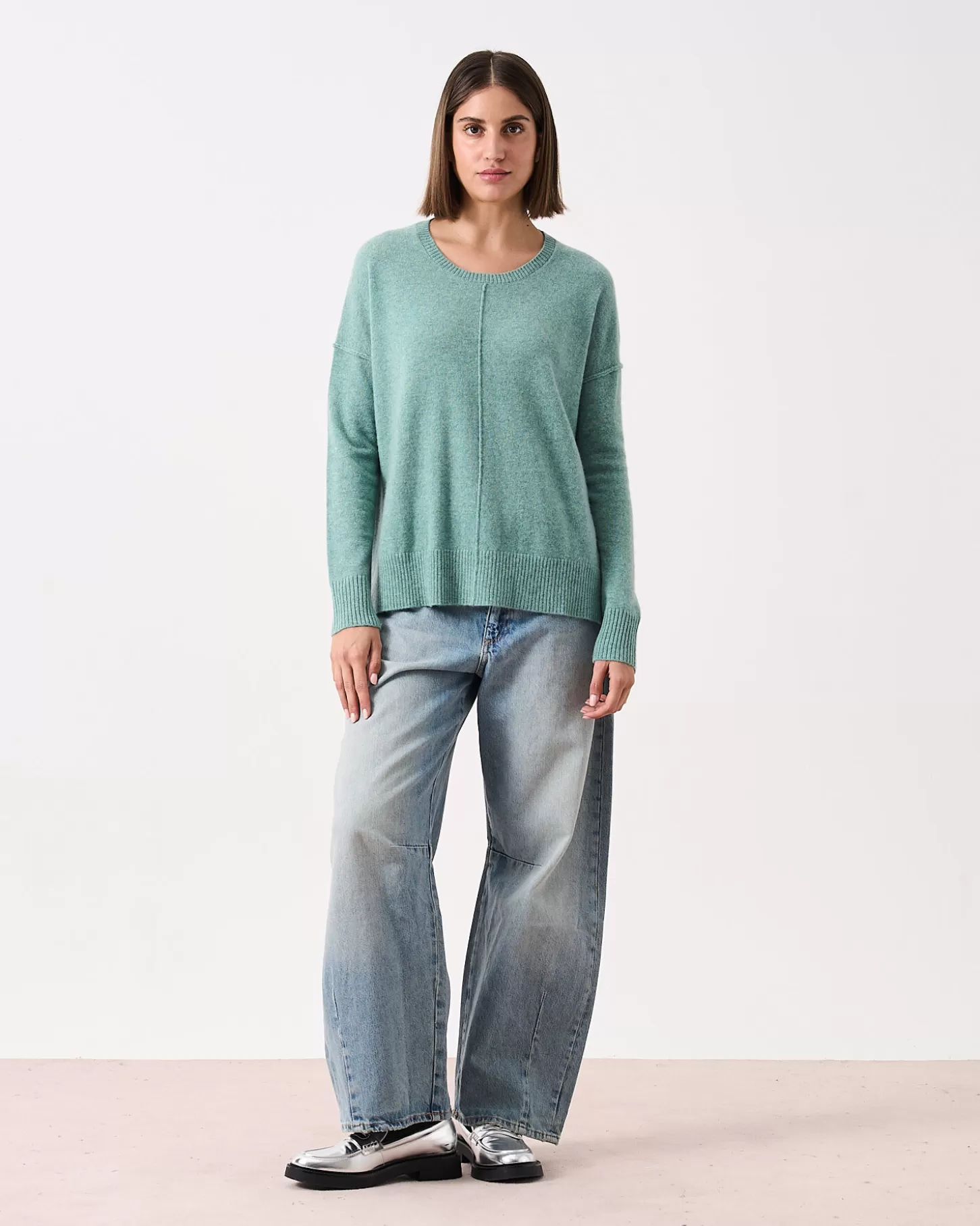 Col Rond | 100% Cachemire>Absolut Cashmere Kenza. Sage