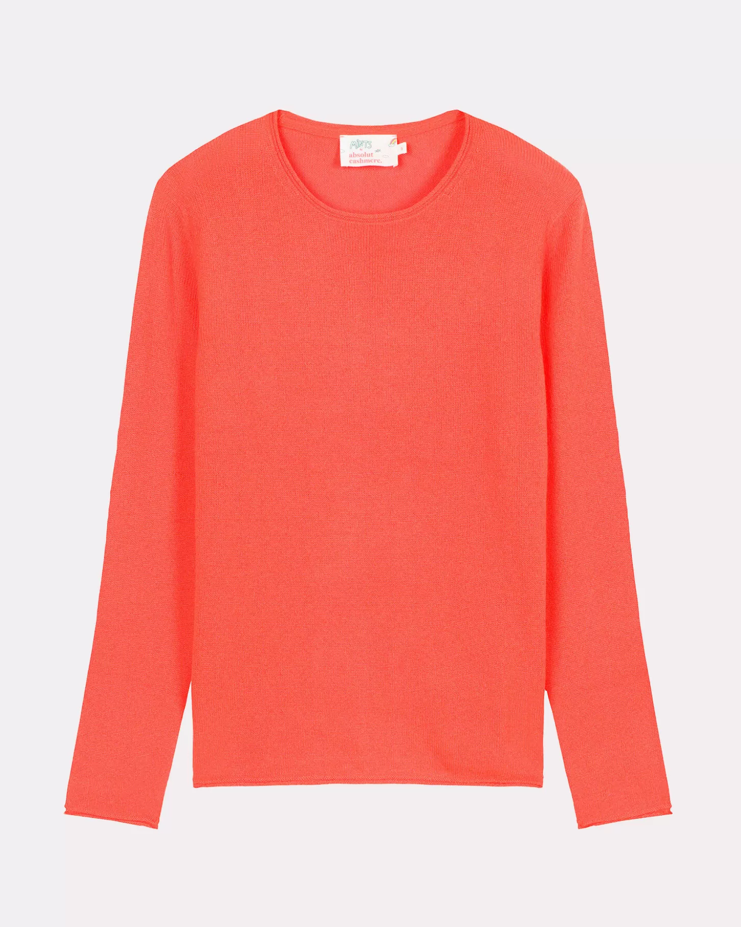 Pulls & Hoodies | Col Rond>Absolut Cashmere Lolly. CORAIL FLUO