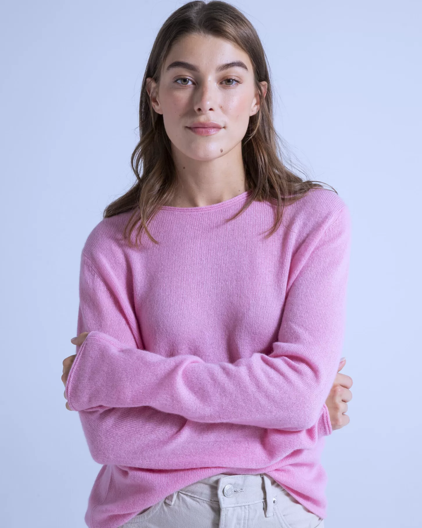 Pulls & Hoodies | Col Rond>Absolut Cashmere Lolly. ROSE-BUBBLE-GUM