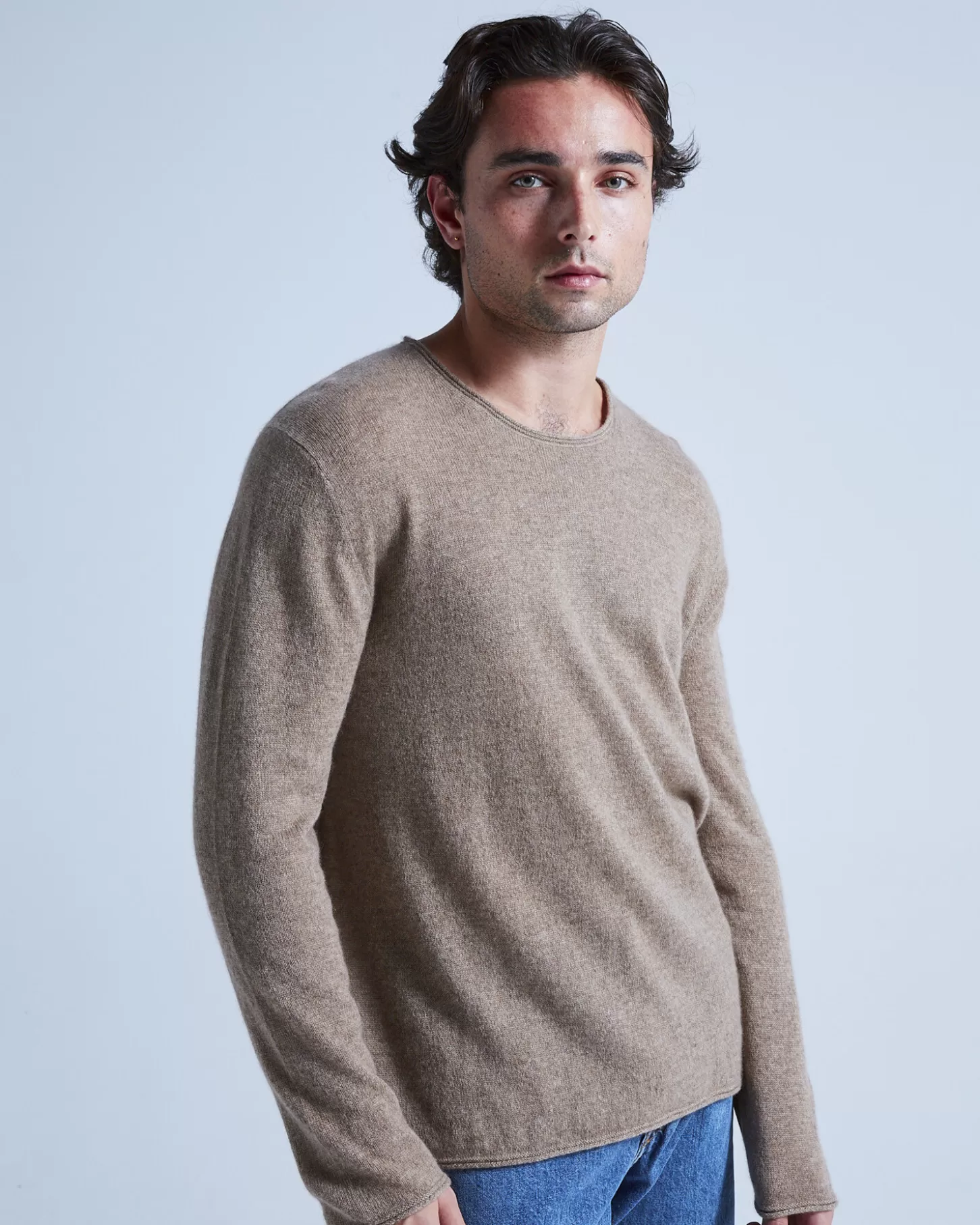 Pulls & Hoodies | Col Rond>Absolut Cashmere Lolly. Chataigne