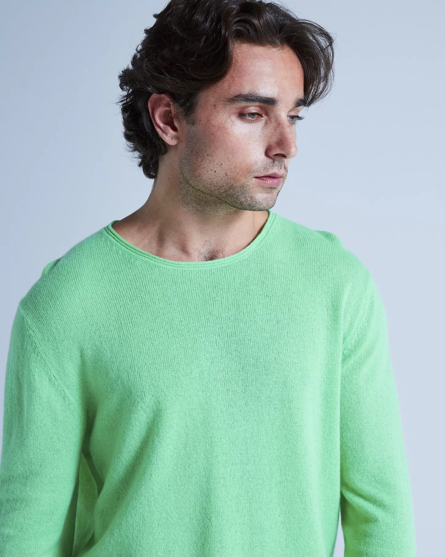 Pulls & Hoodies | Col Rond>Absolut Cashmere Lolly. ABSINTHE