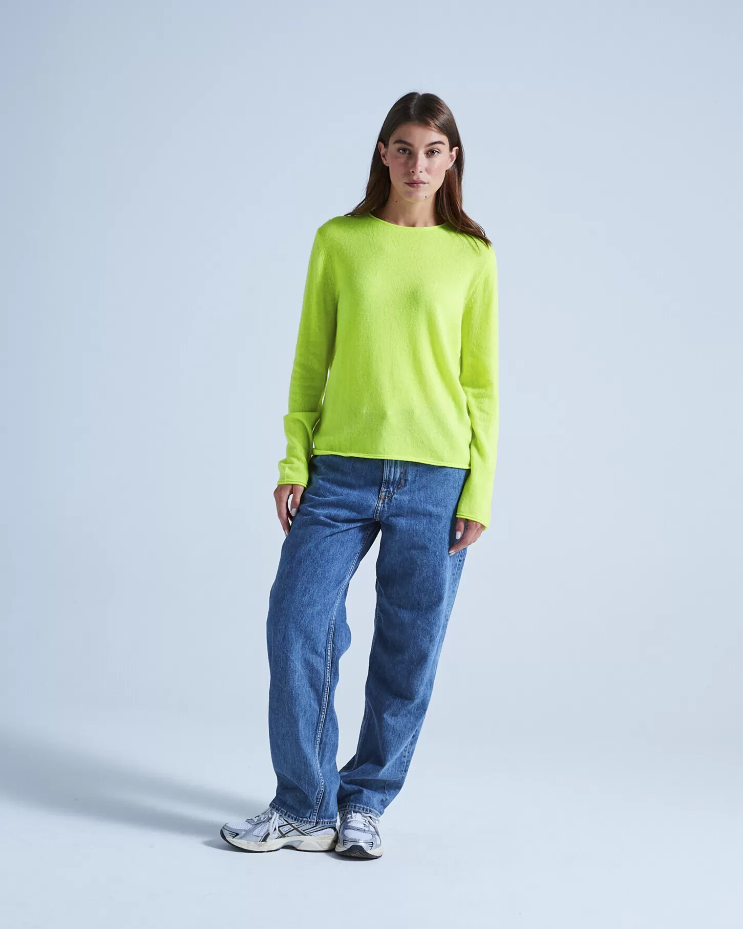 Pulls & Hoodies | Col Rond>Absolut Cashmere Lolly. JAUNE FLUO