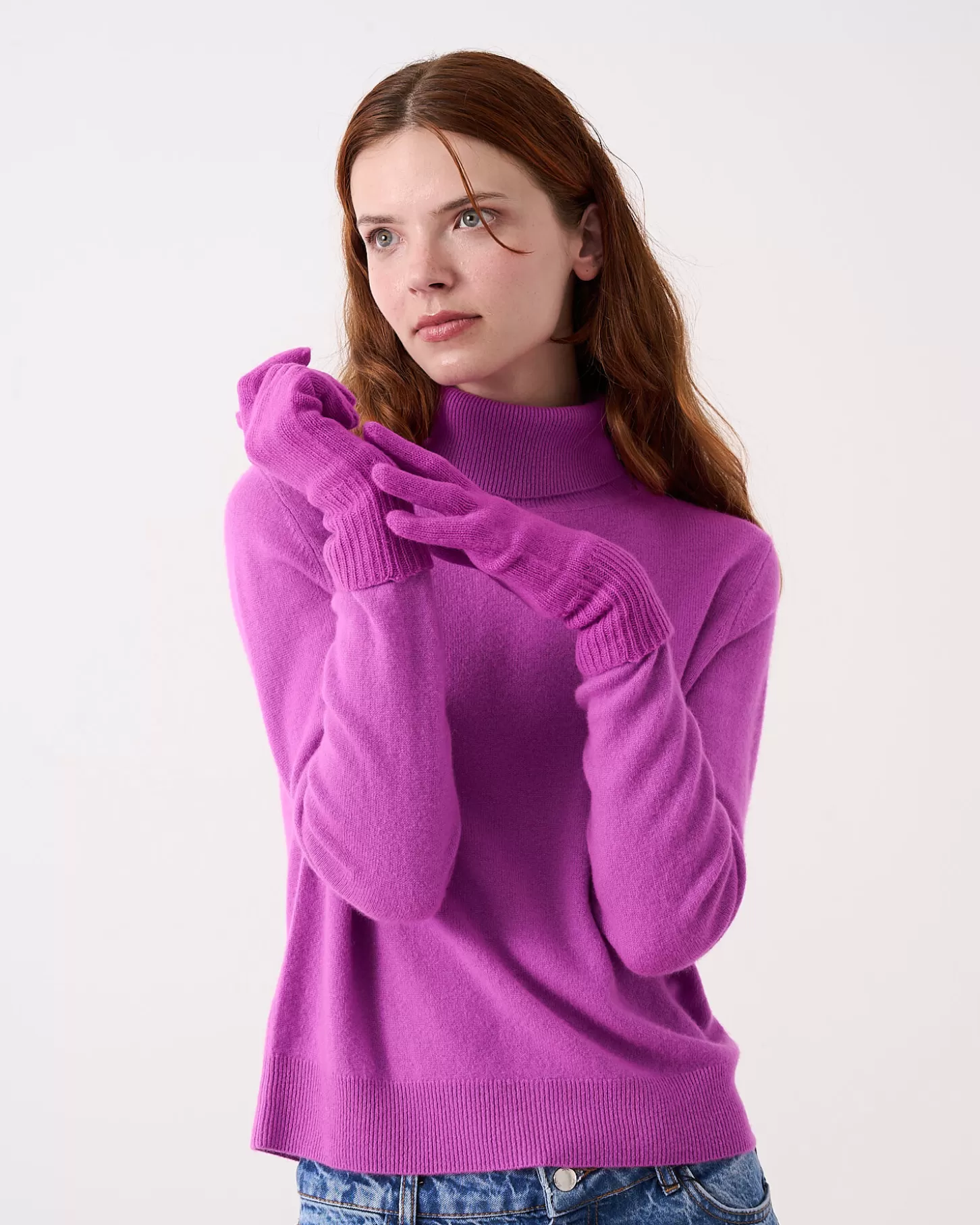 100% Cachemire | 100% Cachemire>Absolut Cashmere Lorcan. VIOLET FLUO