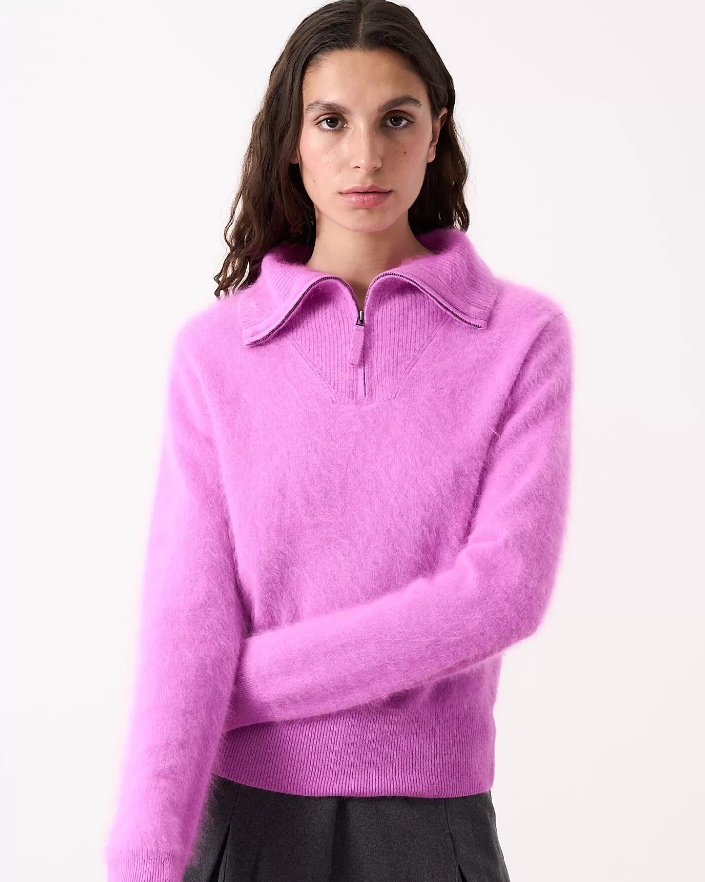 Cachemire Brossé | Col Roulé>Absolut Cashmere Nena. VIOLET FLUO