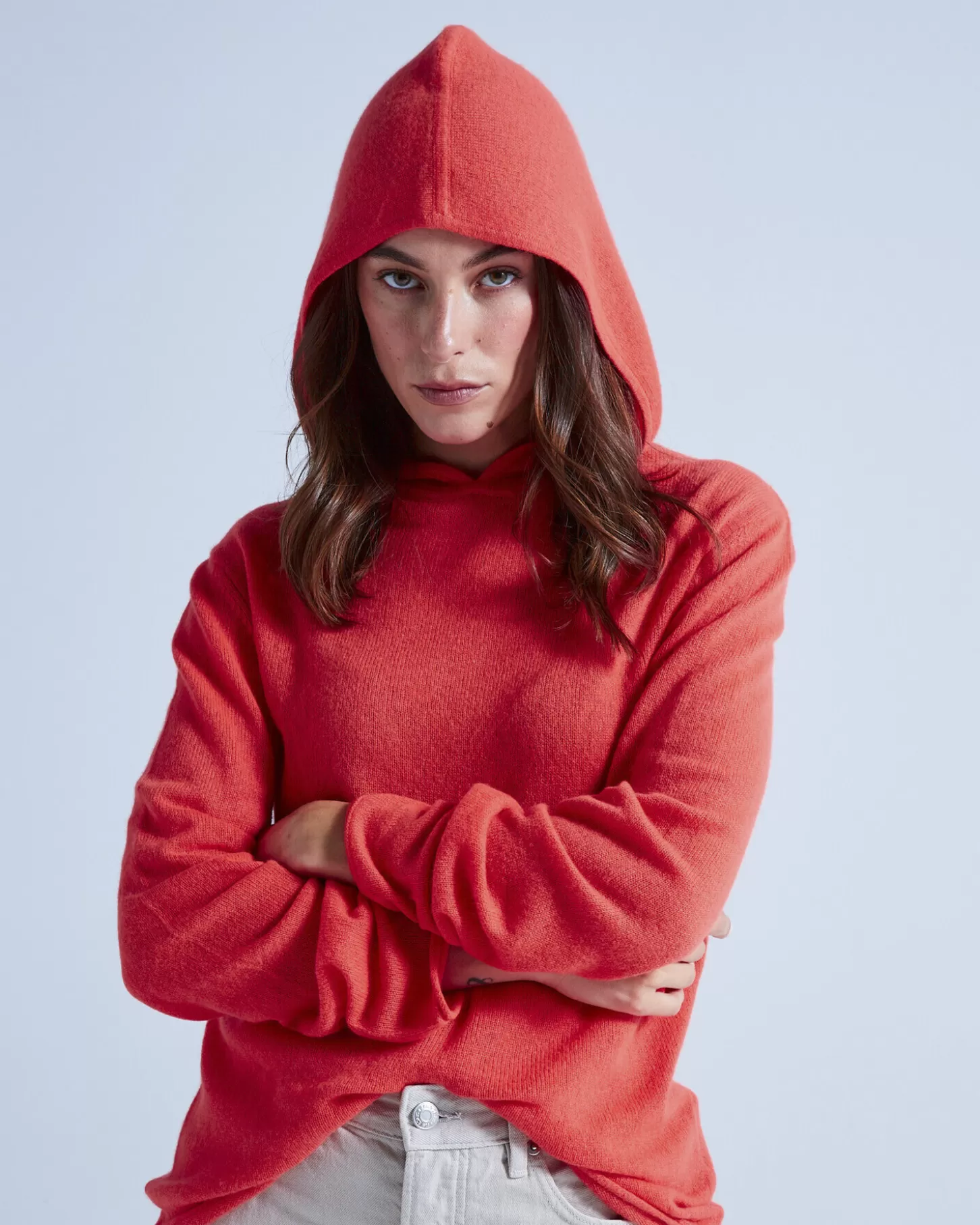 Pulls & Hoodies | 100% Cachemire>Absolut Cashmere Pops. CORAIL FLUO