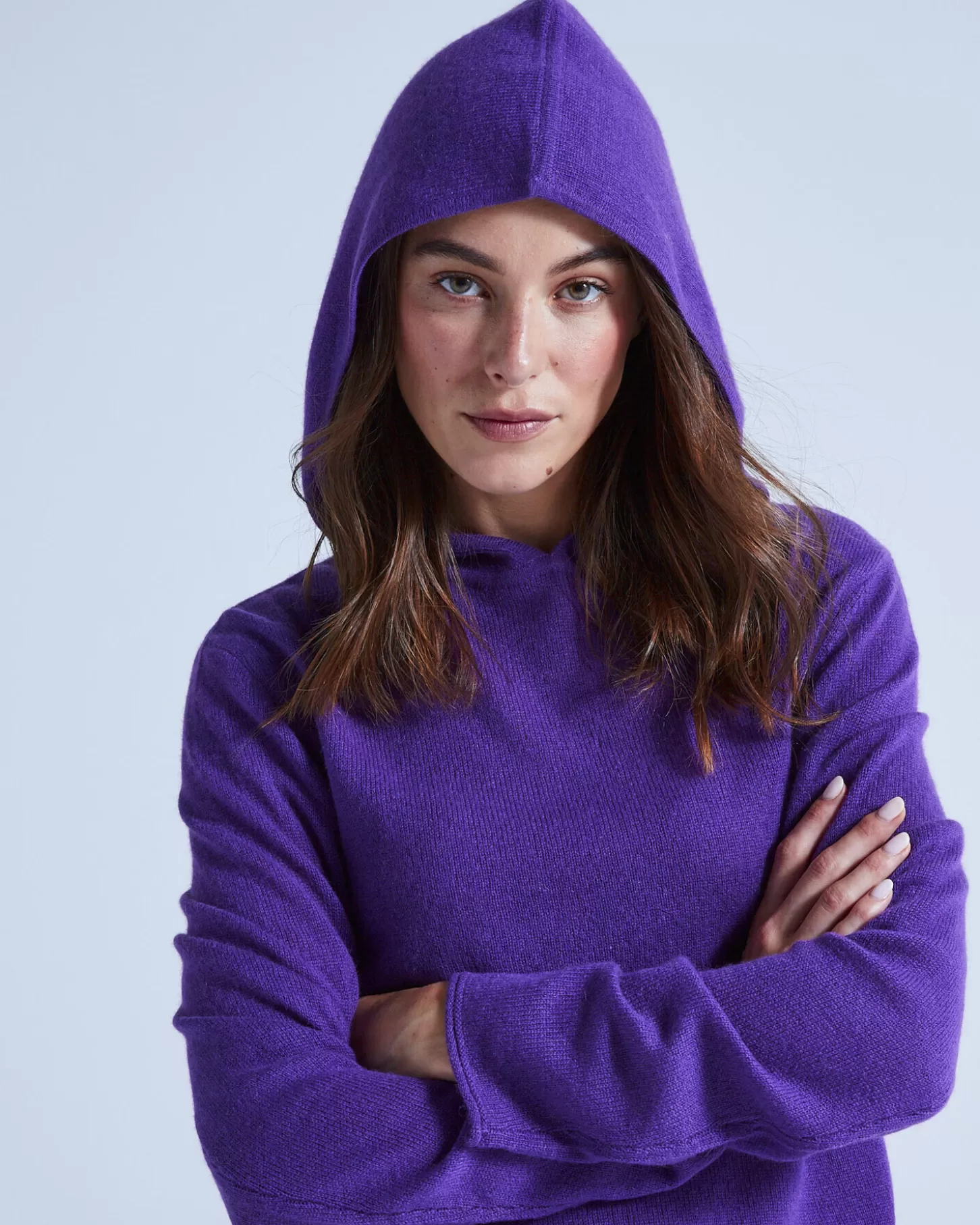 Pulls & Hoodies | 100% Cachemire>Absolut Cashmere Pops. Eggplant