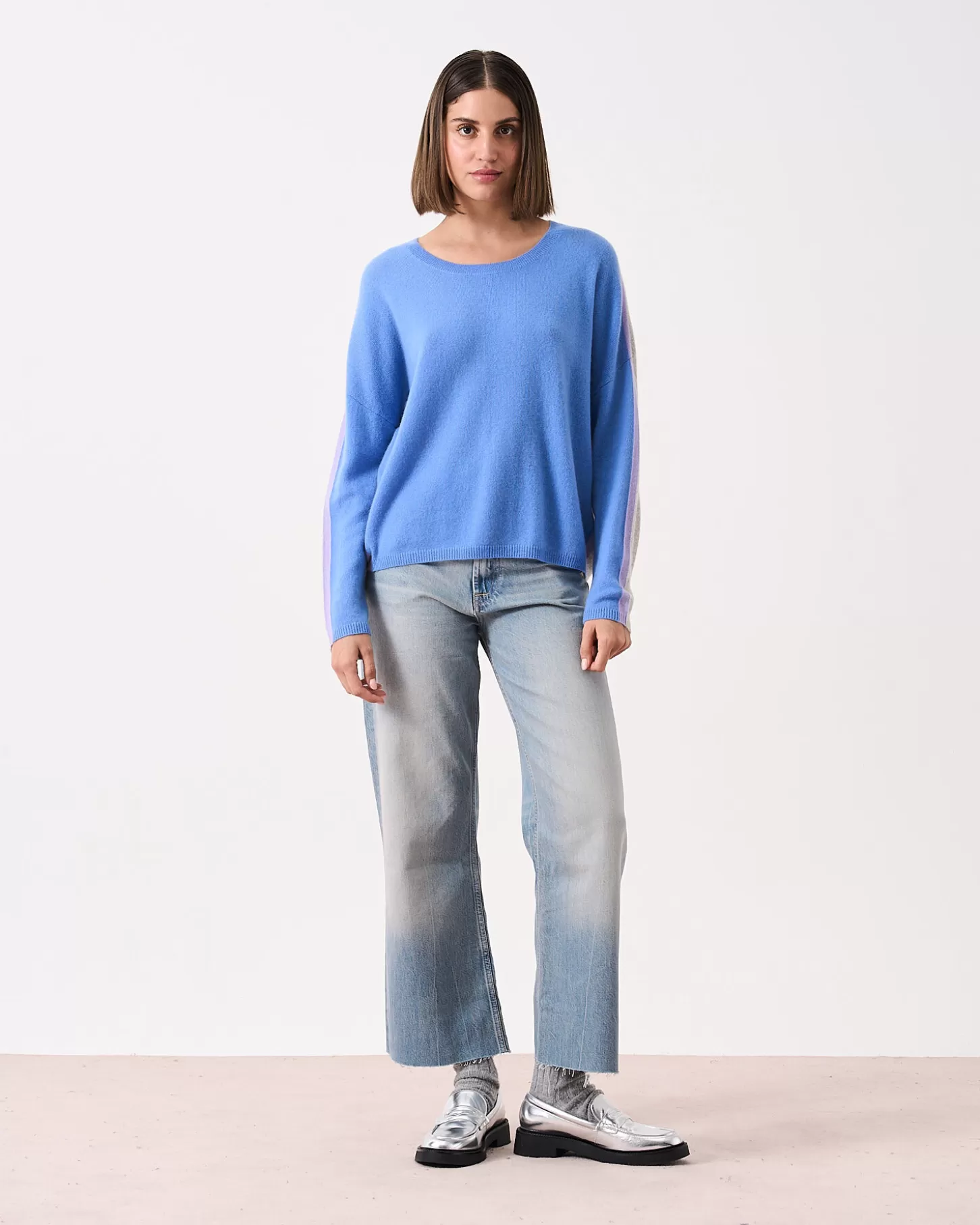 Col Rond | 100% Cachemire>Absolut Cashmere Wexforg. Cornflower